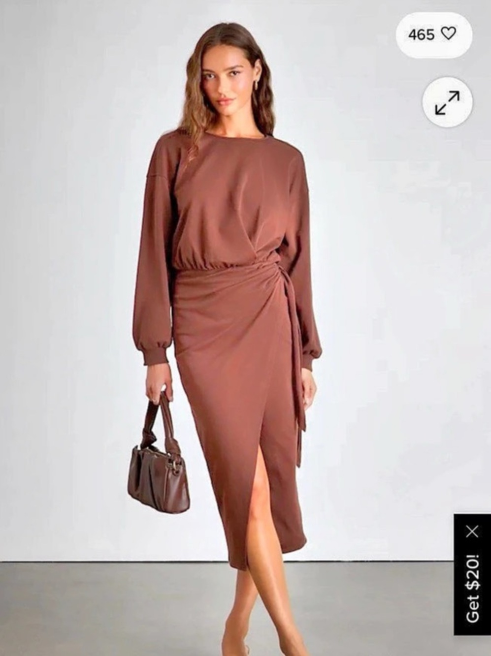 Lulus Brown Dress
